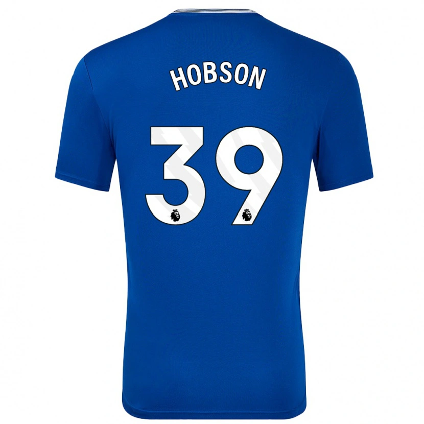 Danxen Niño Camiseta Issy Hobson #39 Azul Con 1ª Equipación 2024/25 La Camisa