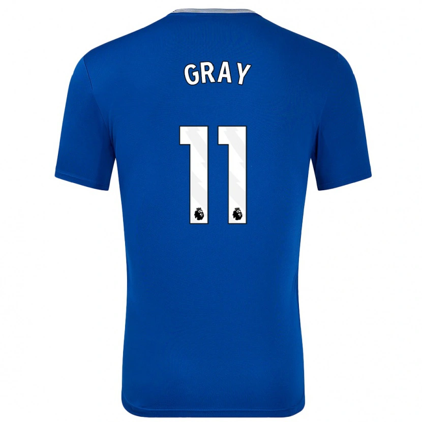 Danxen Niño Camiseta Demarai Gray #11 Azul Con 1ª Equipación 2024/25 La Camisa