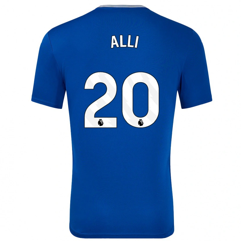 Danxen Niño Camiseta Dele Alli #20 Azul Con 1ª Equipación 2024/25 La Camisa