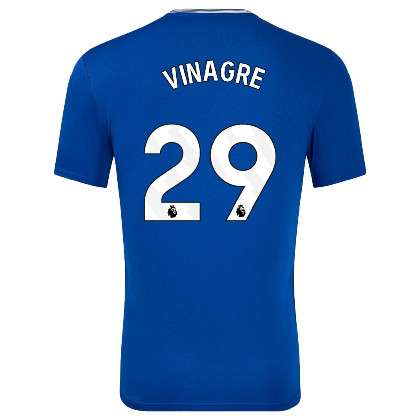 Danxen Niño Camiseta Ruben Vinagre #29 Azul Con 1ª Equipación 2024/25 La Camisa