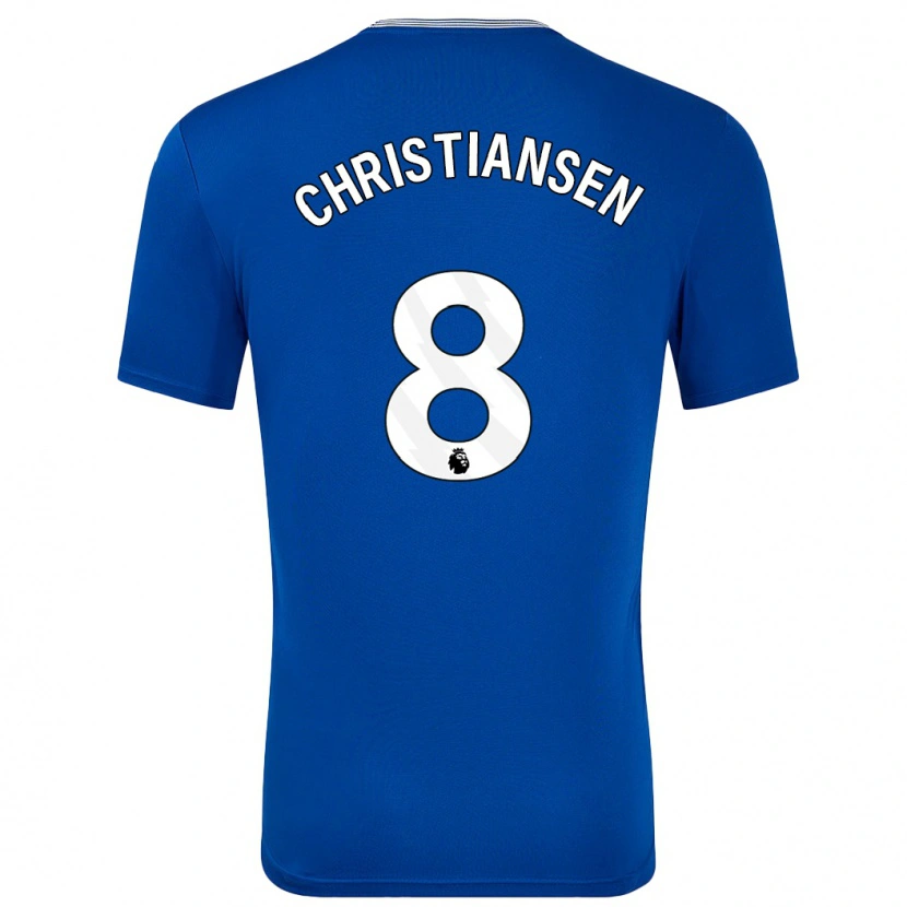 Danxen Niño Camiseta Izzy Christiansen #8 Azul Con 1ª Equipación 2024/25 La Camisa