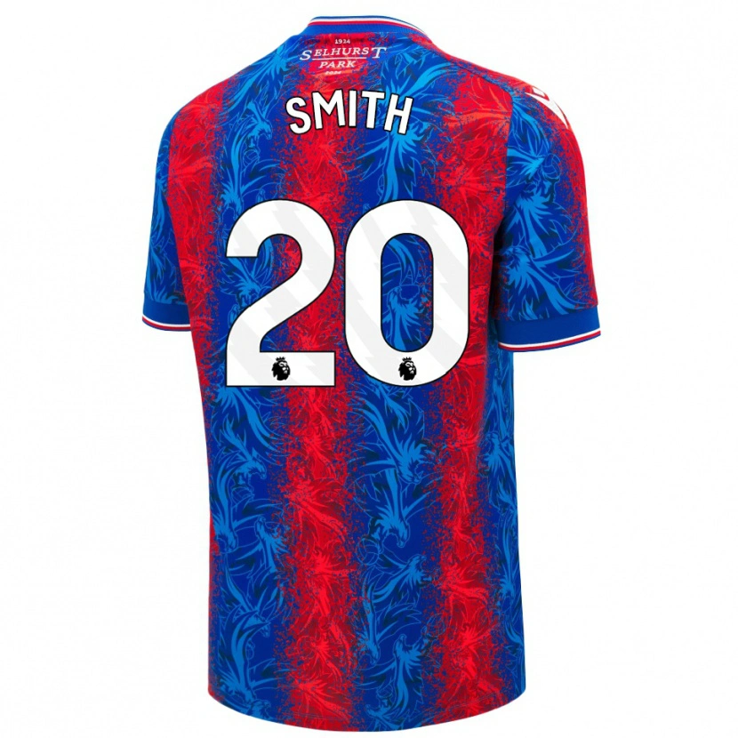 Danxen Niño Camiseta Hope Smith #20 Rayas Rojas Y Azules 1ª Equipación 2024/25 La Camisa