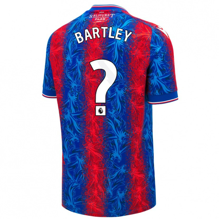 Danxen Niño Camiseta Ryan Bartley #0 Rayas Rojas Y Azules 1ª Equipación 2024/25 La Camisa