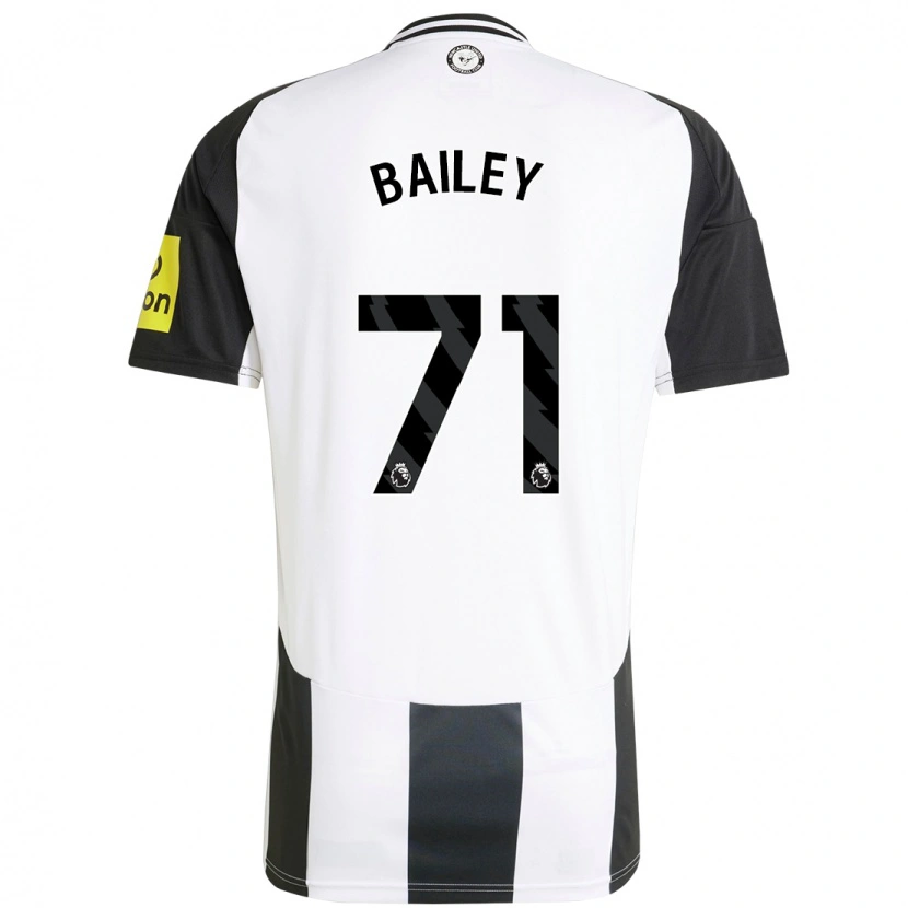 Danxen Niño Camiseta Scott Bailey #71 Blanco Negro 1ª Equipación 2024/25 La Camisa