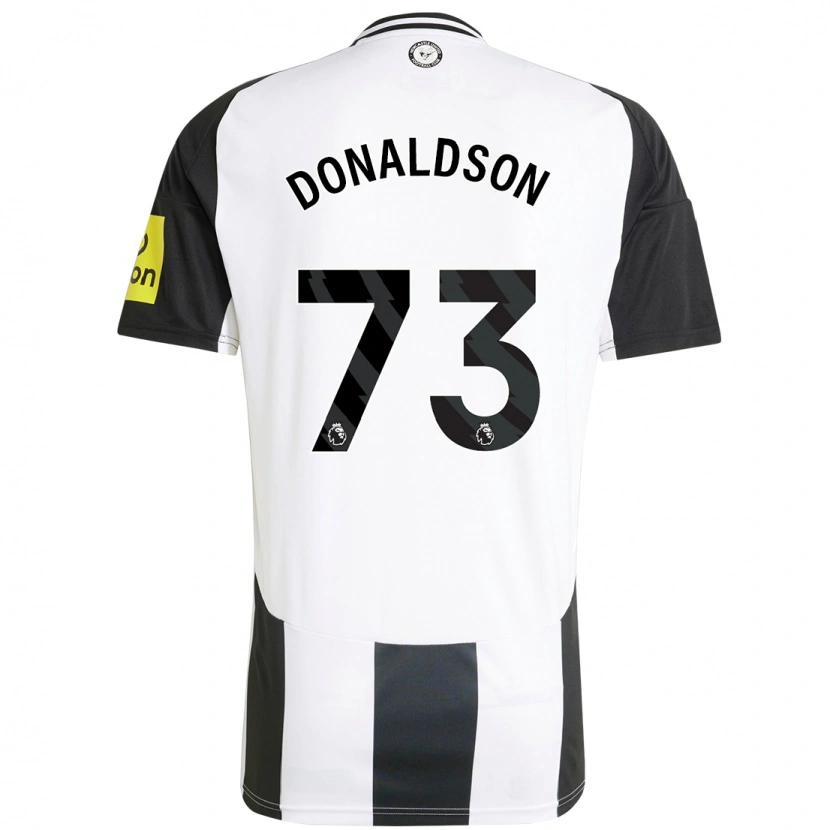 Danxen Niño Camiseta Josh Donaldson #73 Blanco Negro 1ª Equipación 2024/25 La Camisa