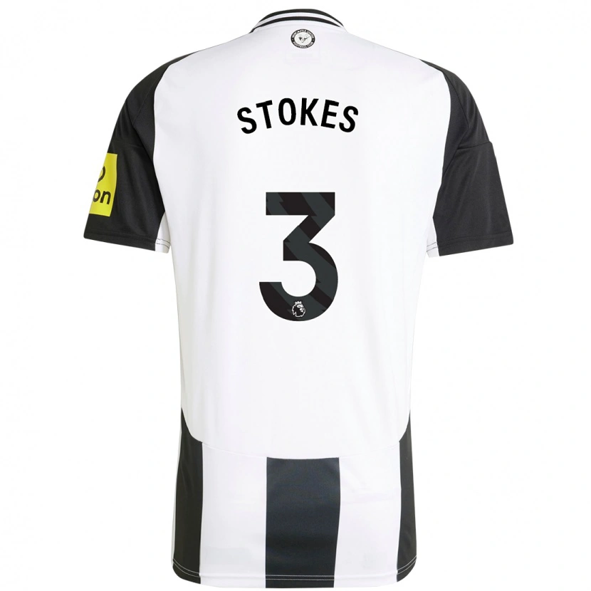 Danxen Niño Camiseta Demi Stokes #3 Blanco Negro 1ª Equipación 2024/25 La Camisa