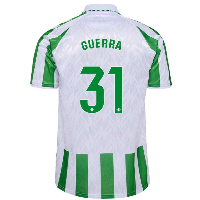 Danxen Niño Camiseta Ana Guerra Morcillo #31 Verde Rayas Blancas 1ª Equipación 2024/25 La Camisa