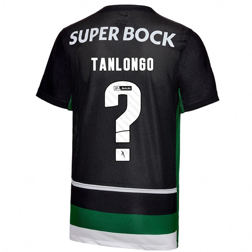 Danxen Niño Camiseta Mateo Tanlongo #0 Negro Blanco Verde 1ª Equipación 2024/25 La Camisa