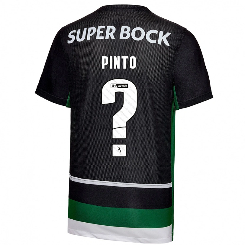 Danxen Niño Camiseta Fátima Pinto #0 Negro Blanco Verde 1ª Equipación 2024/25 La Camisa