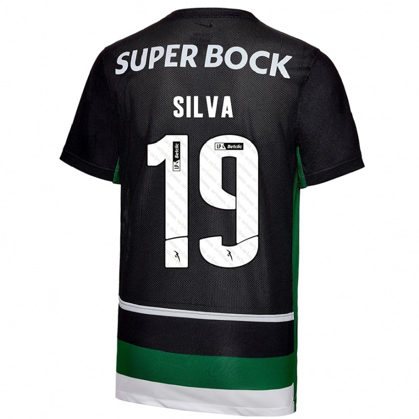 Danxen Niño Camiseta Diana Silva #19 Negro Blanco Verde 1ª Equipación 2024/25 La Camisa