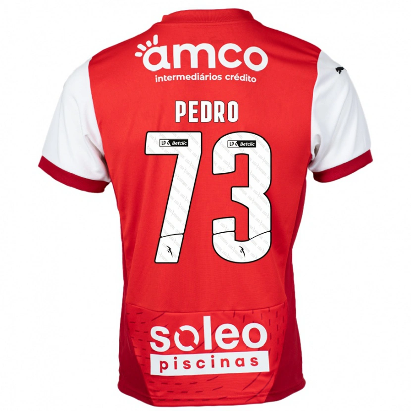 Danxen Niño Camiseta Zé Pedro #73 Rojo Blanco 1ª Equipación 2024/25 La Camisa