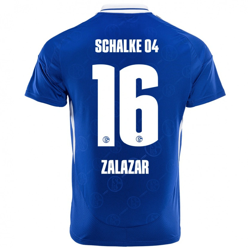 Danxen Niño Camiseta Mauro Zalazar #16 Azul Real 1ª Equipación 2024/25 La Camisa