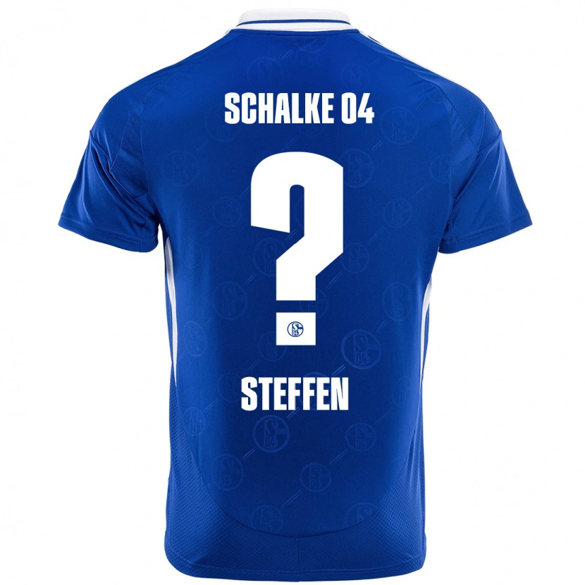 Danxen Niño Camiseta Kjell Steffen #0 Azul Real 1ª Equipación 2024/25 La Camisa