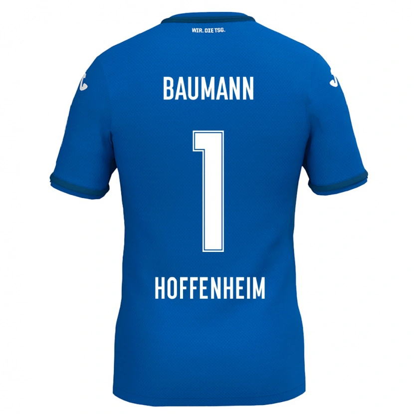 Danxen Niño Camiseta Oliver Baumann #1 Azul Real 1ª Equipación 2024/25 La Camisa