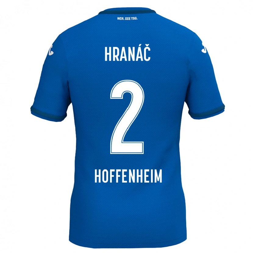 Danxen Niño Camiseta Robin Hranac #2 Azul Real 1ª Equipación 2024/25 La Camisa