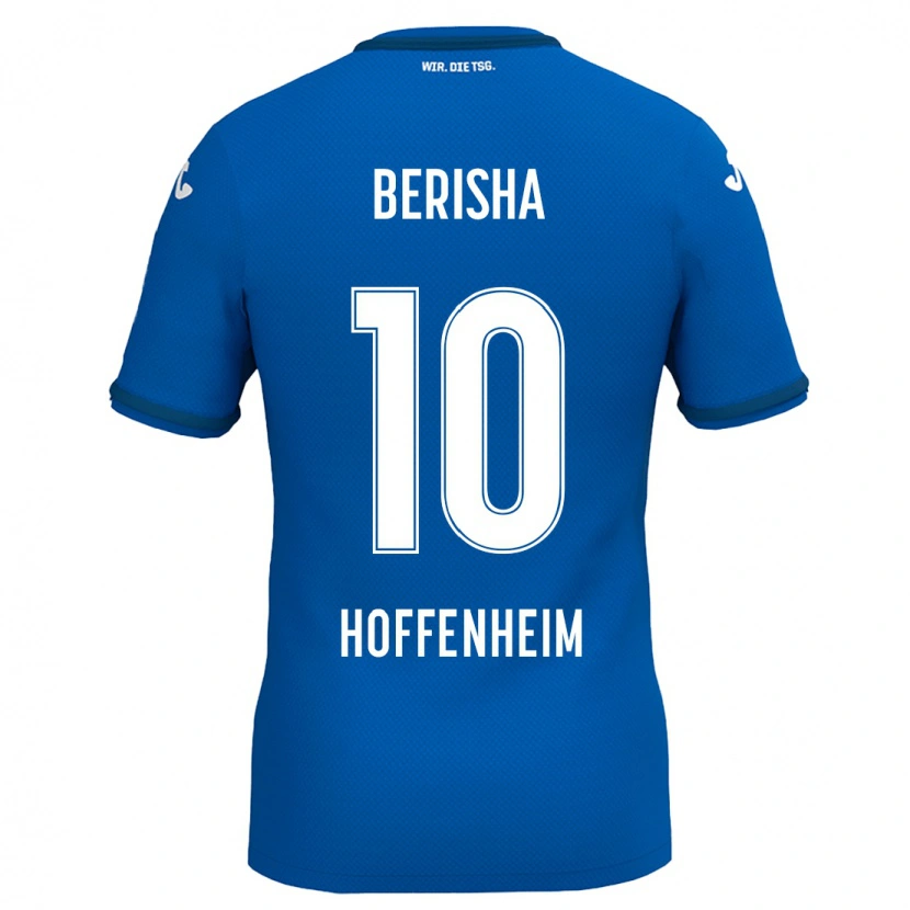 Danxen Niño Camiseta Mergim Berisha #10 Azul Real 1ª Equipación 2024/25 La Camisa