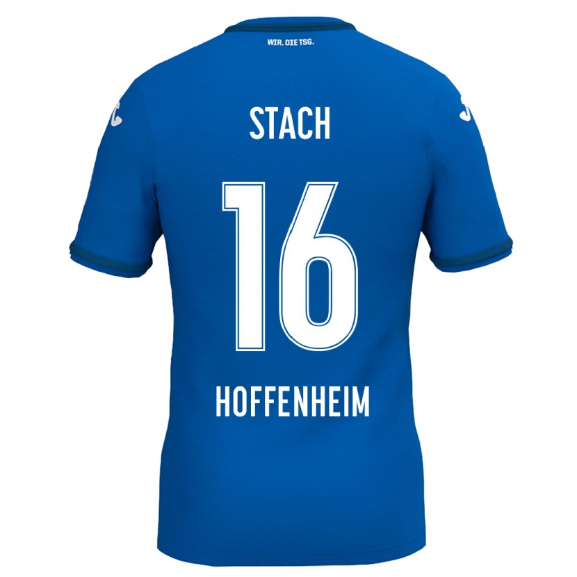 Danxen Niño Camiseta Anton Stach #16 Azul Real 1ª Equipación 2024/25 La Camisa