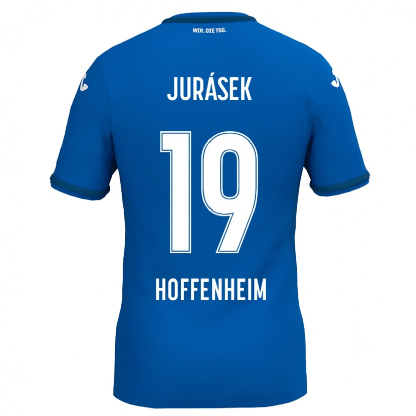 Danxen Niño Camiseta David Jurásek #19 Azul Real 1ª Equipación 2024/25 La Camisa