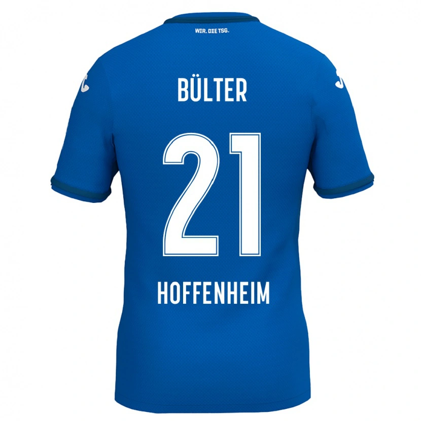 Danxen Niño Camiseta Marius Bülter #21 Azul Real 1ª Equipación 2024/25 La Camisa