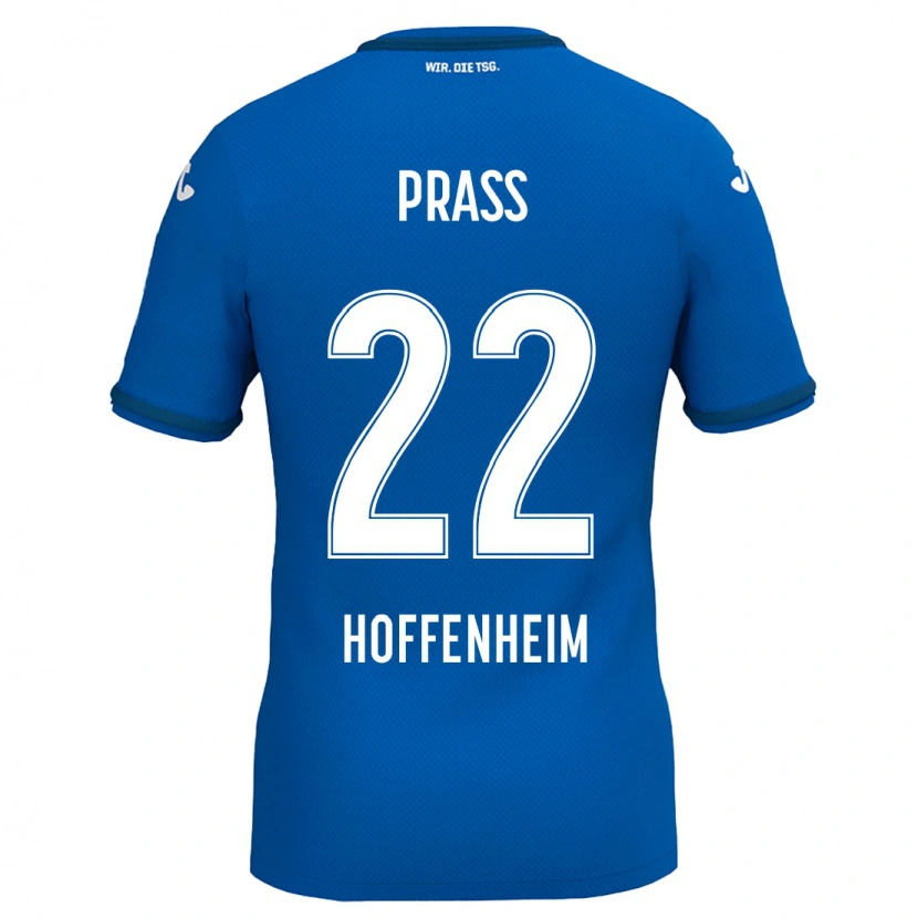 Danxen Niño Camiseta Alexander Prass #22 Azul Real 1ª Equipación 2024/25 La Camisa