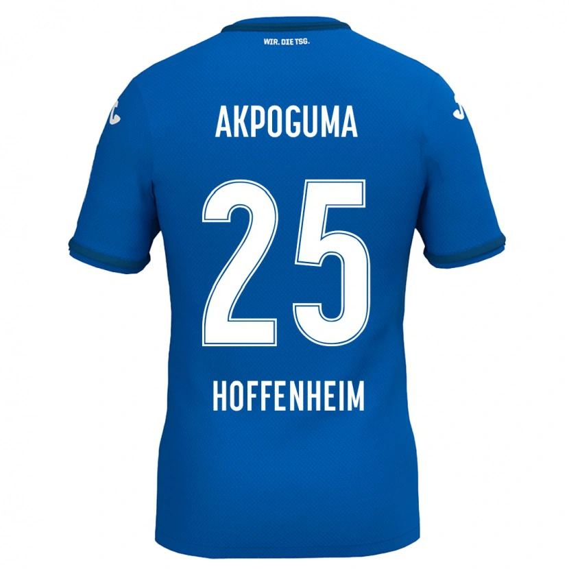 Danxen Niño Camiseta Kevin Akpoguma #25 Azul Real 1ª Equipación 2024/25 La Camisa