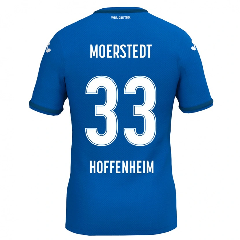 Danxen Niño Camiseta Max Moerstedt #33 Azul Real 1ª Equipación 2024/25 La Camisa