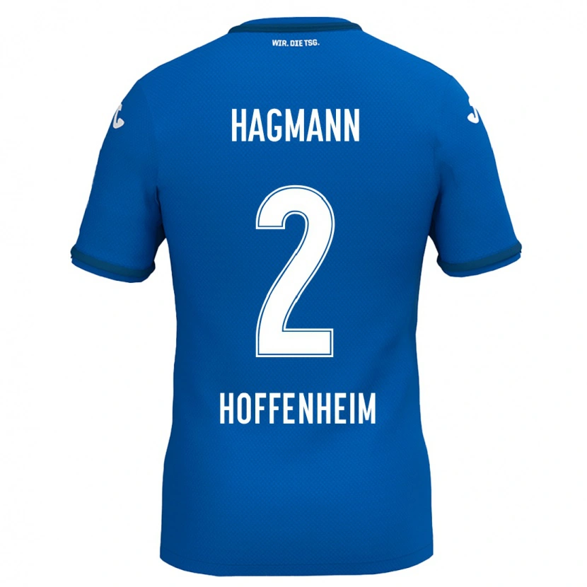 Danxen Niño Camiseta Felix Hagmann #2 Azul Real 1ª Equipación 2024/25 La Camisa