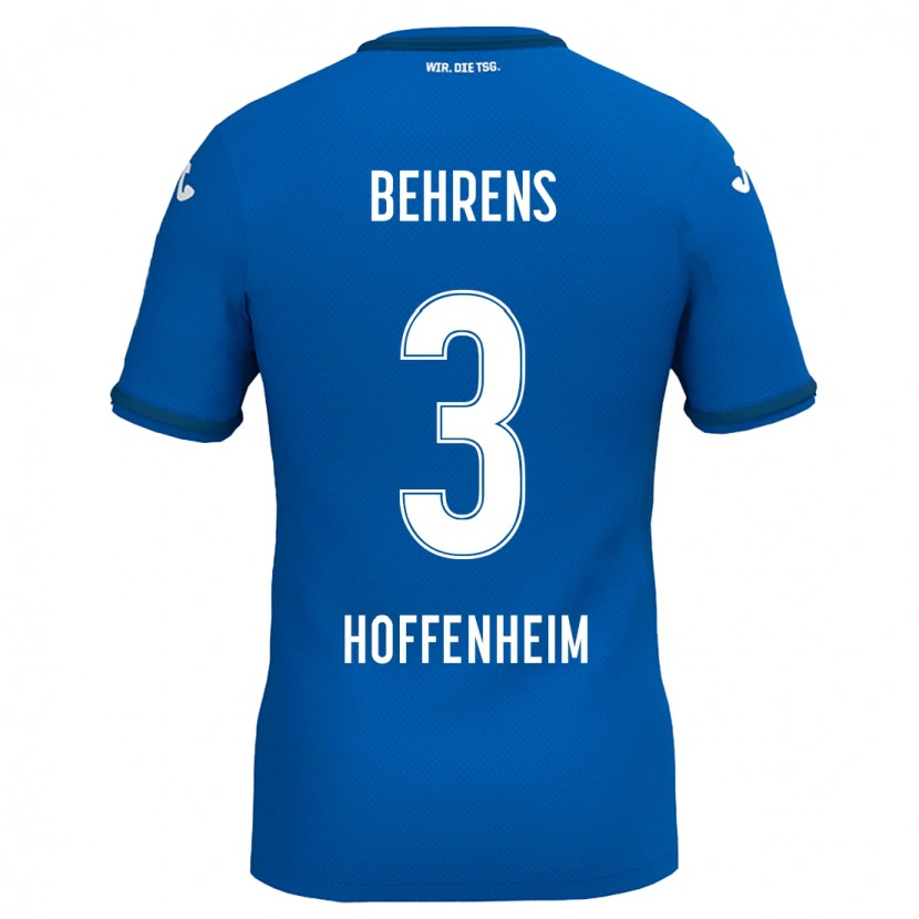 Danxen Niño Camiseta Hennes Behrens #3 Azul Real 1ª Equipación 2024/25 La Camisa