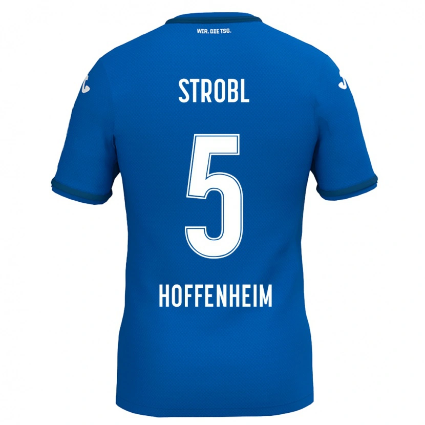 Danxen Niño Camiseta Lars Strobl #5 Azul Real 1ª Equipación 2024/25 La Camisa