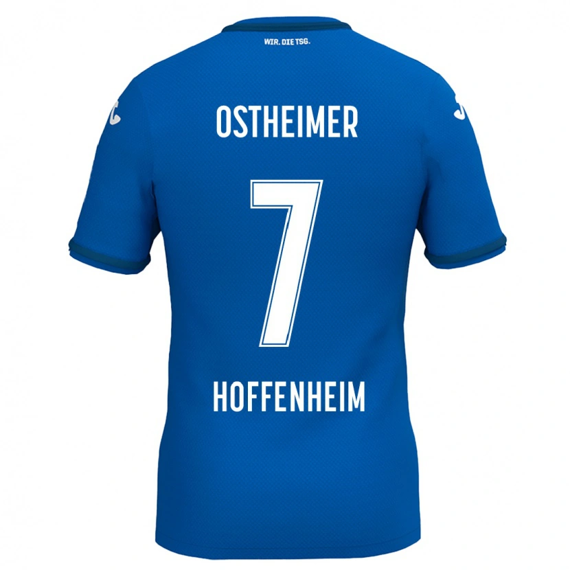 Danxen Niño Camiseta Nevio Ostheimer #7 Azul Real 1ª Equipación 2024/25 La Camisa