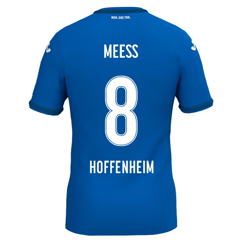 Danxen Niño Camiseta Jakob Meeß #8 Azul Real 1ª Equipación 2024/25 La Camisa