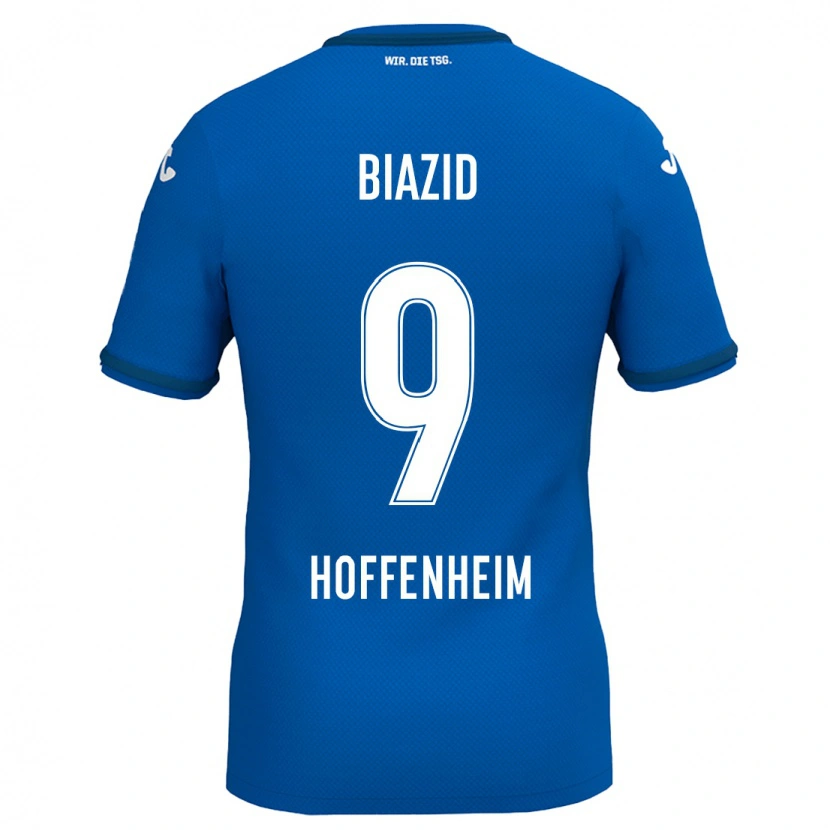 Danxen Niño Camiseta Zain Biazid #9 Azul Real 1ª Equipación 2024/25 La Camisa