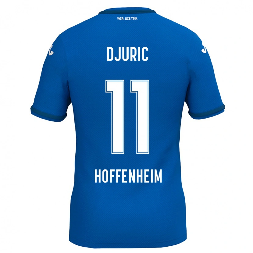 Danxen Niño Camiseta Luka Djuric #11 Azul Real 1ª Equipación 2024/25 La Camisa