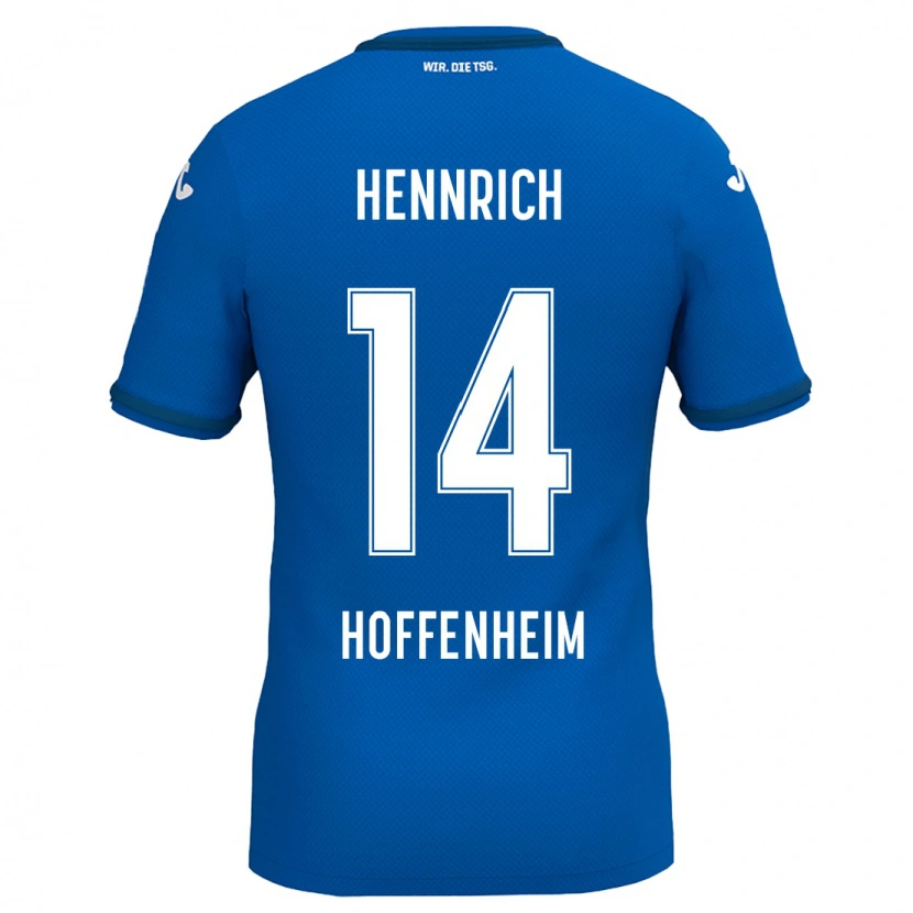 Danxen Niño Camiseta Paul Hennrich #14 Azul Real 1ª Equipación 2024/25 La Camisa