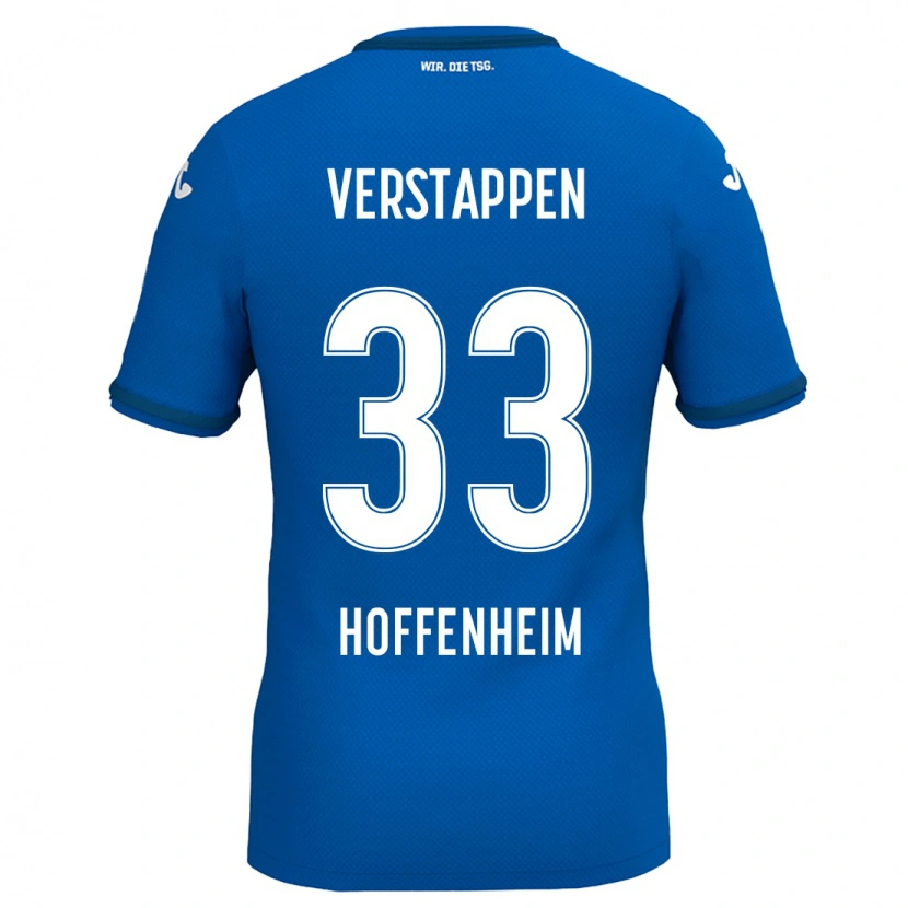 Danxen Niño Camiseta Eric Verstappen #33 Azul Real 1ª Equipación 2024/25 La Camisa