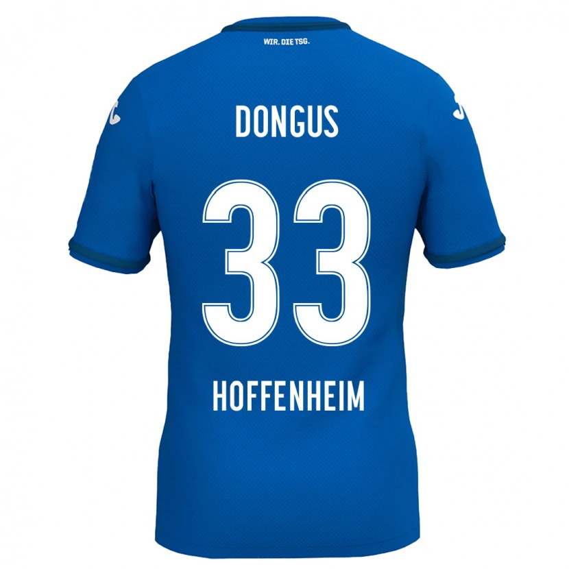 Danxen Niño Camiseta Fabienne Dongus #33 Azul Real 1ª Equipación 2024/25 La Camisa