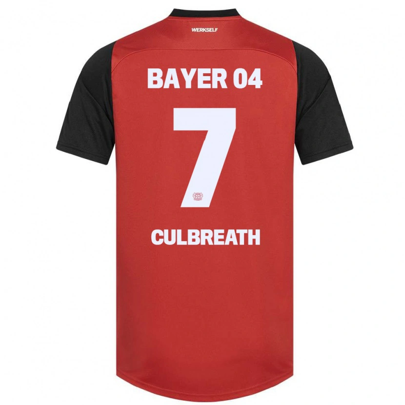 Danxen Niño Camiseta Montrell Culbreath #7 Rojo Negro 1ª Equipación 2024/25 La Camisa