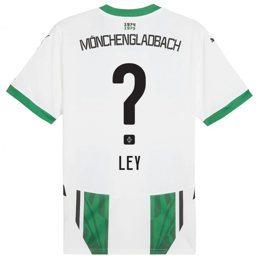 Danxen Niño Camiseta Marlon Ley #0 Blanco Verde 1ª Equipación 2024/25 La Camisa