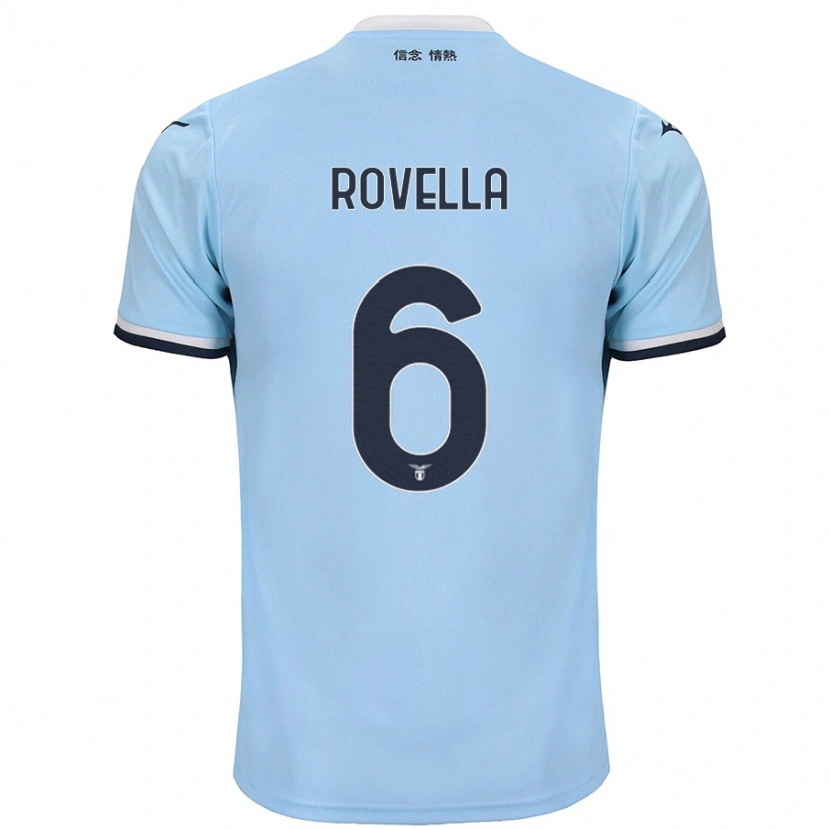 Danxen Niño Camiseta Nicolò Rovella #6 Azul 1ª Equipación 2024/25 La Camisa