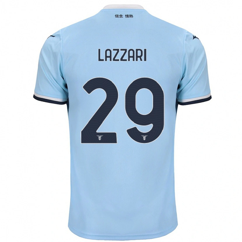 Danxen Niño Camiseta Manuel Lazzari #29 Azul 1ª Equipación 2024/25 La Camisa