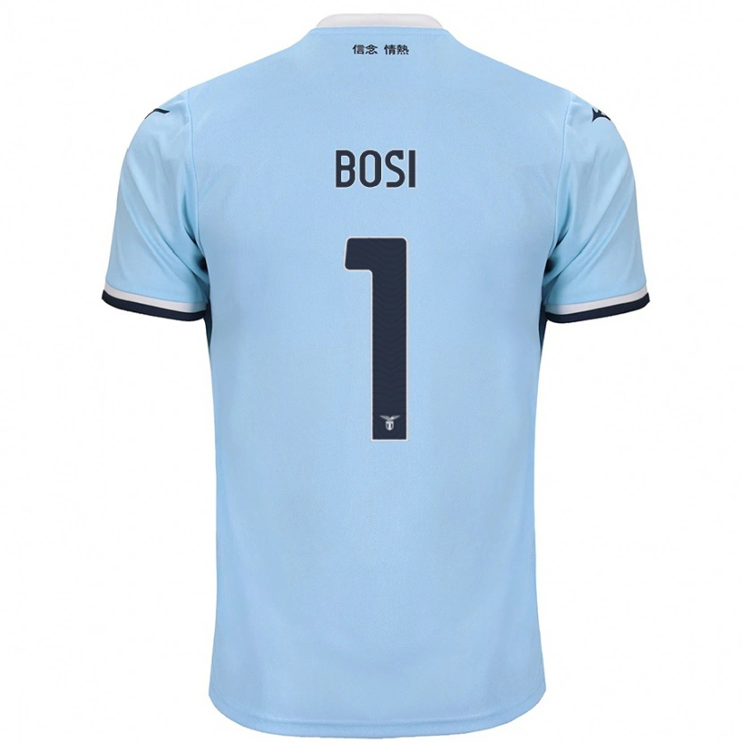 Danxen Niño Camiseta Gioele Bosi #1 Azul 1ª Equipación 2024/25 La Camisa