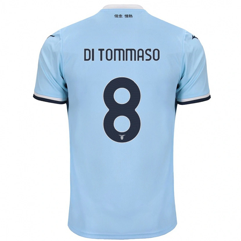 Danxen Niño Camiseta Leonardo Di Tommaso #8 Azul 1ª Equipación 2024/25 La Camisa