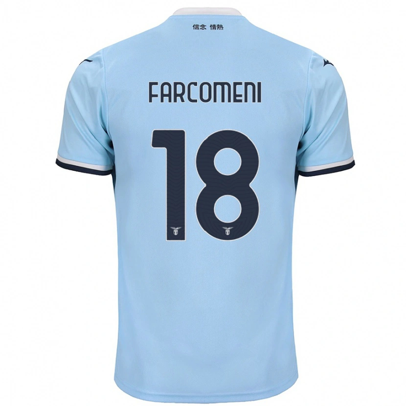 Danxen Niño Camiseta Valerio Farcomeni #18 Azul 1ª Equipación 2024/25 La Camisa