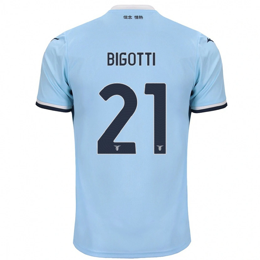 Danxen Niño Camiseta Massimo Bigotti #21 Azul 1ª Equipación 2024/25 La Camisa