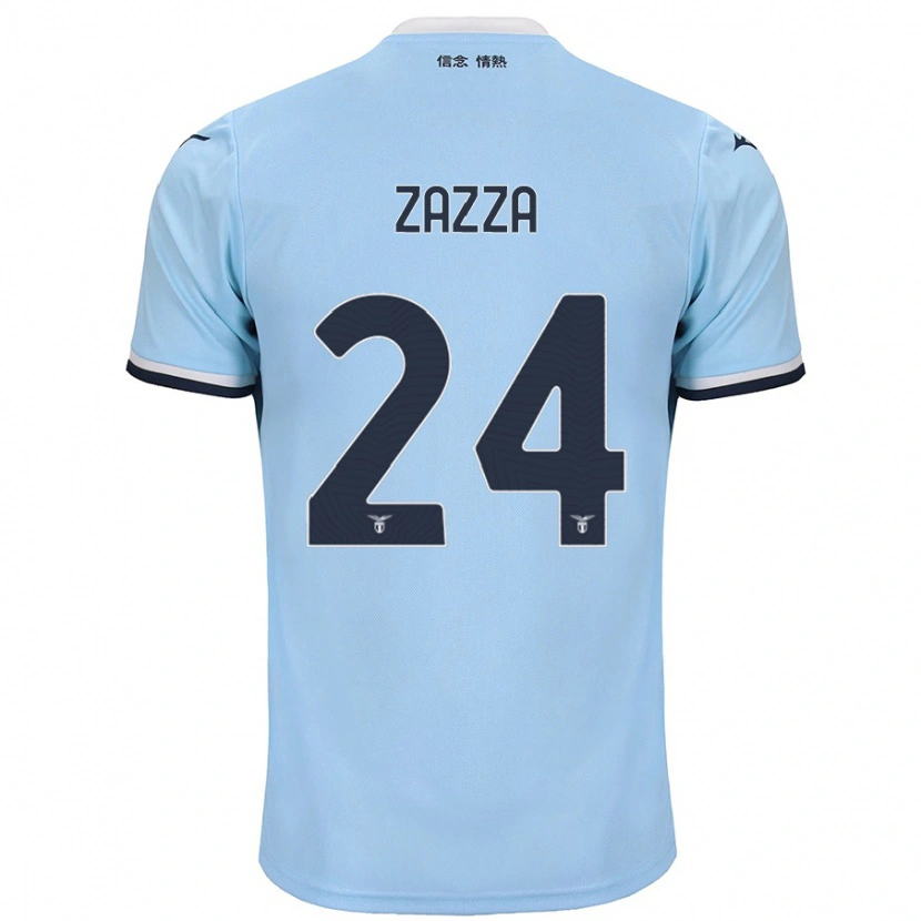 Danxen Niño Camiseta Matteo Zazza #24 Azul 1ª Equipación 2024/25 La Camisa