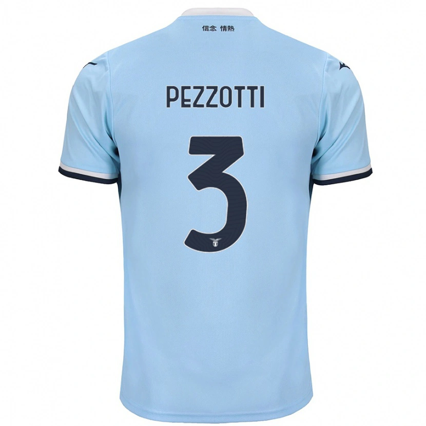 Danxen Niño Camiseta Arianna Pezzotti #3 Azul 1ª Equipación 2024/25 La Camisa