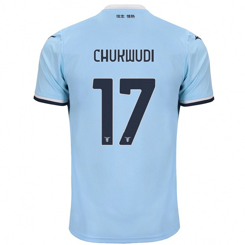 Danxen Niño Camiseta Ogonna Chukwudi #17 Azul 1ª Equipación 2024/25 La Camisa