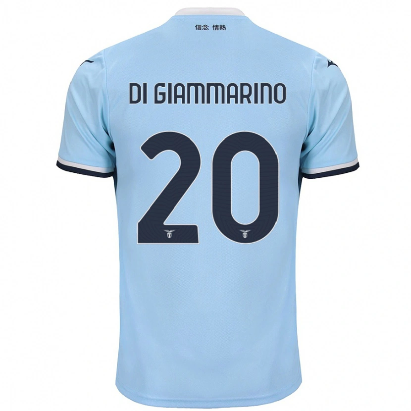 Danxen Niño Camiseta Virginia Di Giammarino #20 Azul 1ª Equipación 2024/25 La Camisa