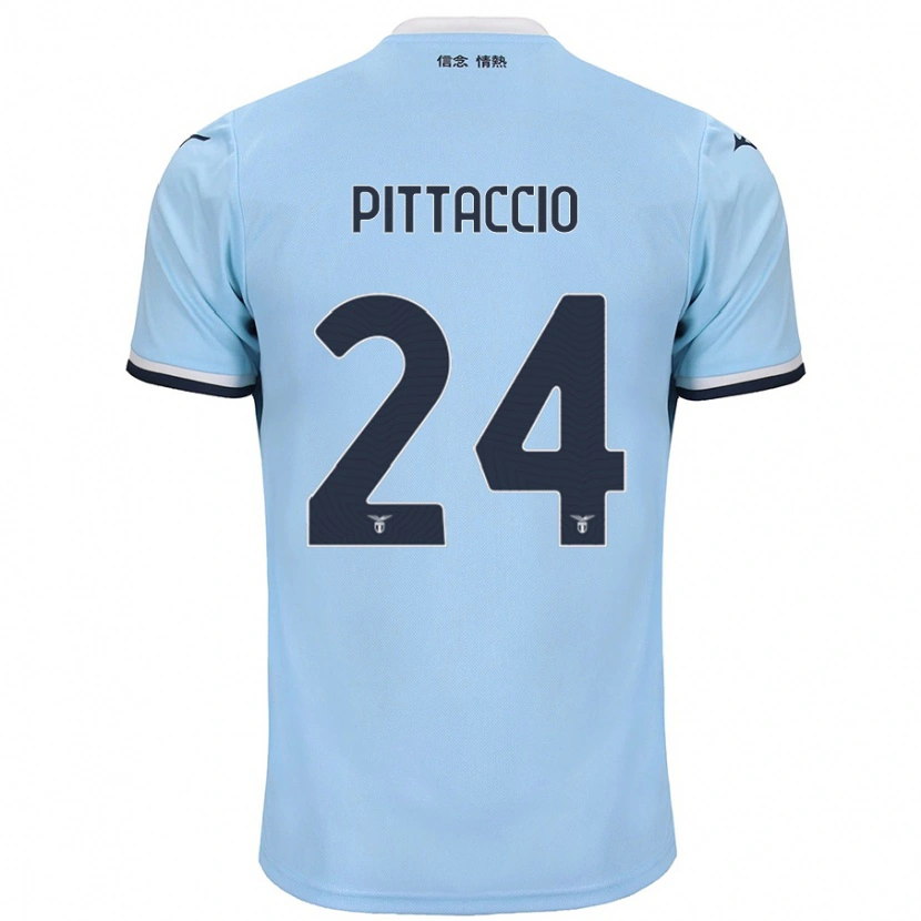 Danxen Niño Camiseta Francesca Pittaccio #24 Azul 1ª Equipación 2024/25 La Camisa