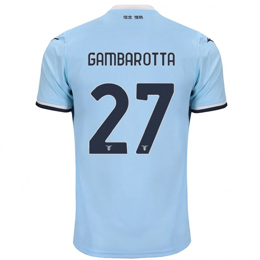 Danxen Niño Camiseta Margot Gambarotta #27 Azul 1ª Equipación 2024/25 La Camisa